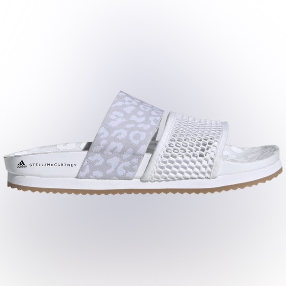 Adidas by Stella McCartney Shoes - Stella McCartney x adidas Wmns Stella-Lette Slides 'Leopard Print - White' - 9
